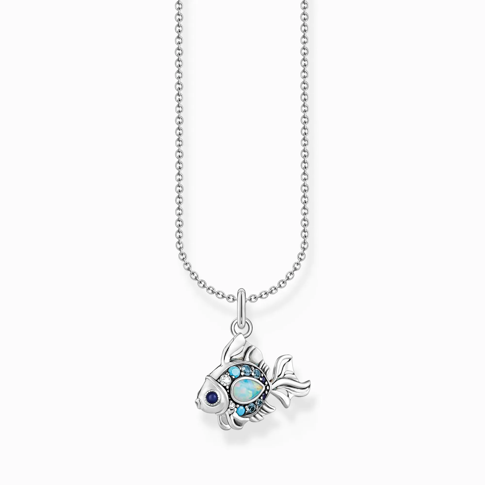 Fashion THOMAS SABO Kette mit Fisch-Anhänger Silber