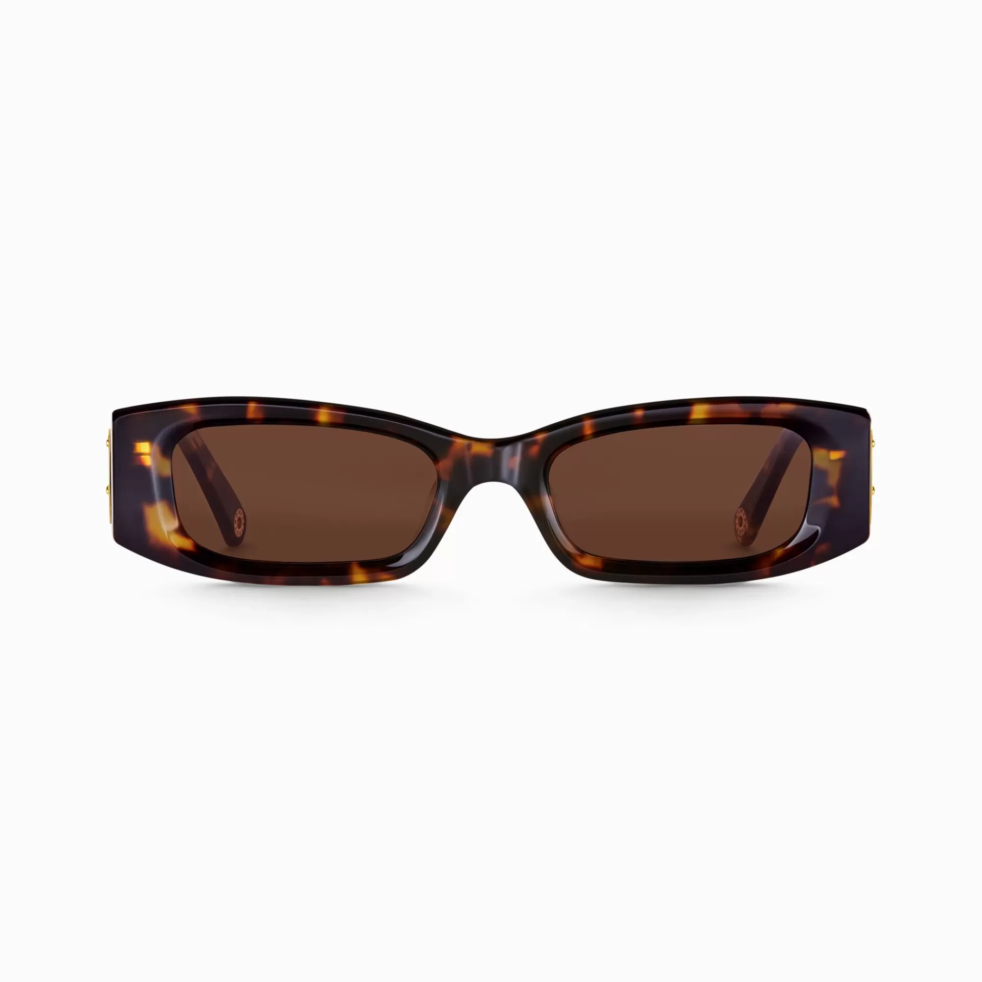 Fashion THOMAS SABO Sonnenbrille Kim schmal rechteckig Havanna
