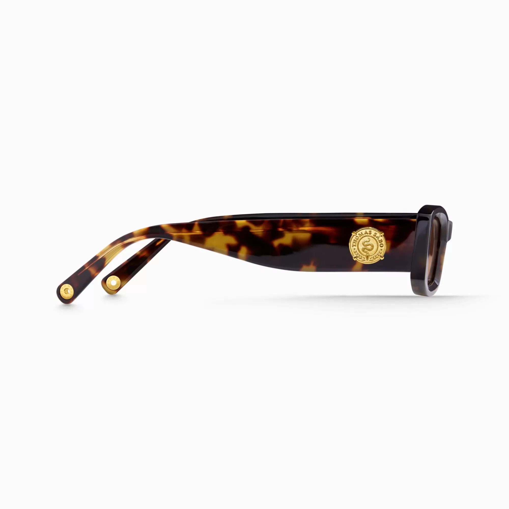 Fashion THOMAS SABO Sonnenbrille Kim schmal rechteckig Havanna